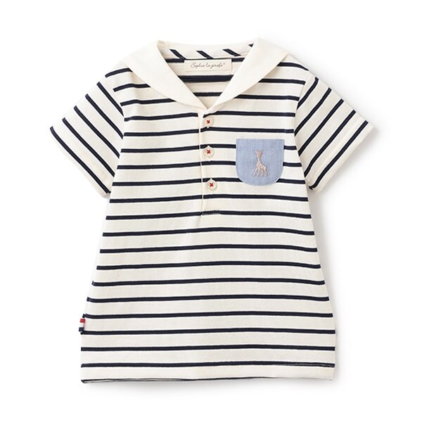 ボーダーセーラー半袖Tシャツ