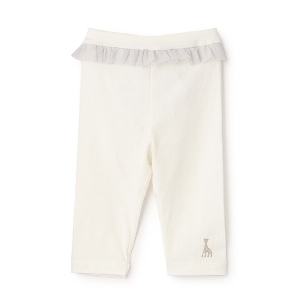 ウエストフリル7分丈レギンス【日本製】