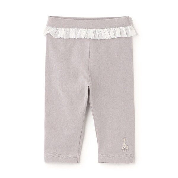 ウエストフリル7分丈レギンス【日本製】