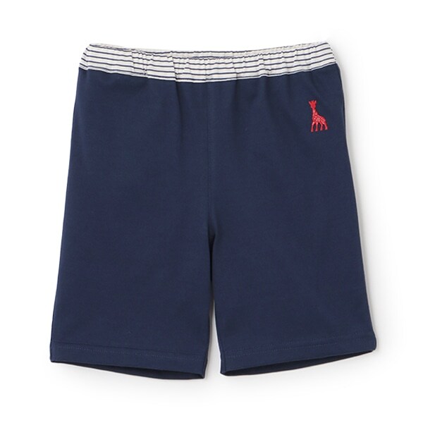 ボーダーポケットハーフパンツ【日本製】