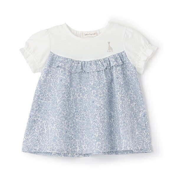 小花柄チュニック【日本製】