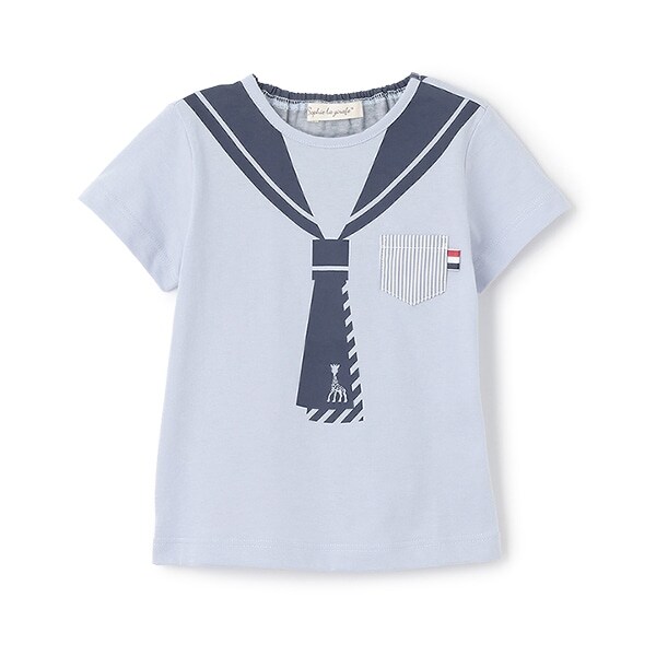 セーラープリント半袖Tシャツ【日本製】