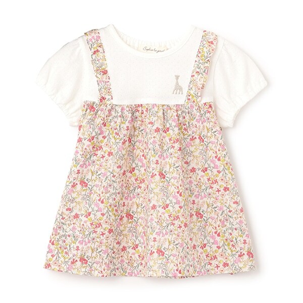 ボタニカル柄チュニック【日本製】