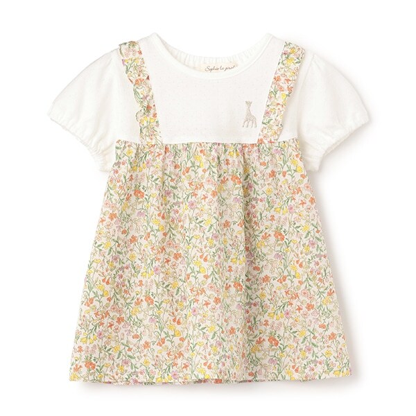 ボタニカル柄チュニック【日本製】