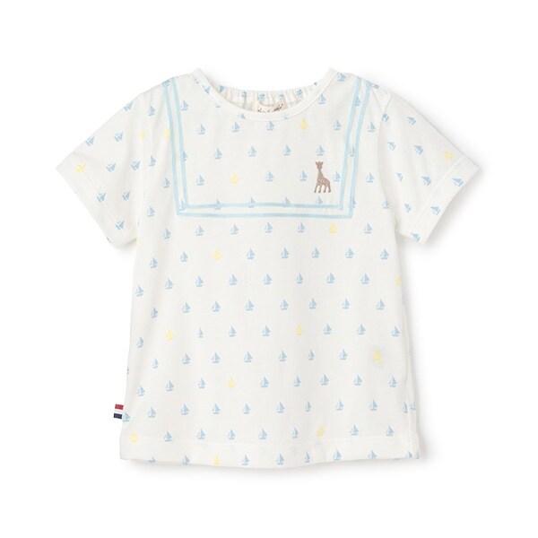 ヨットプリント半袖Tシャツ【日本製】