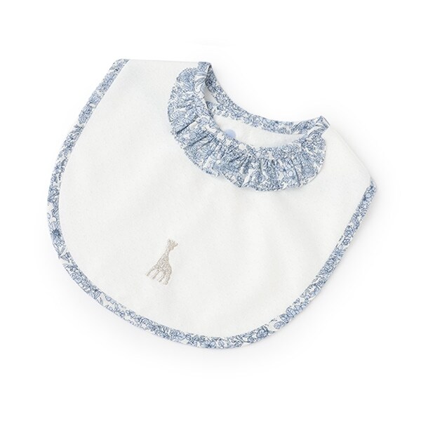 小花柄フリルスタイ【日本製】