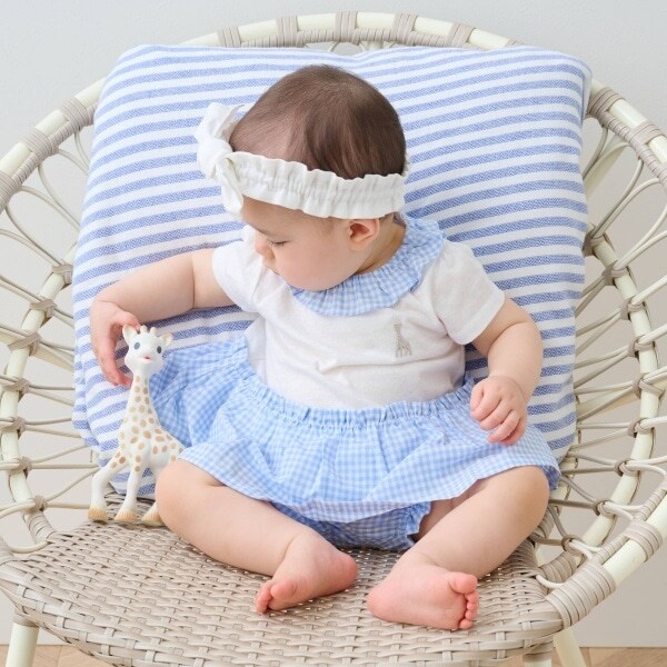 ギンガムチェックベビースーツ【日本製】