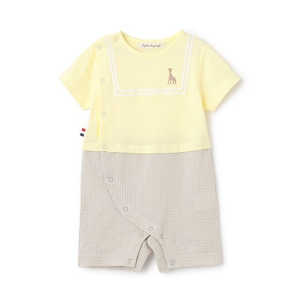 ニットサッカーショートオール【日本製】