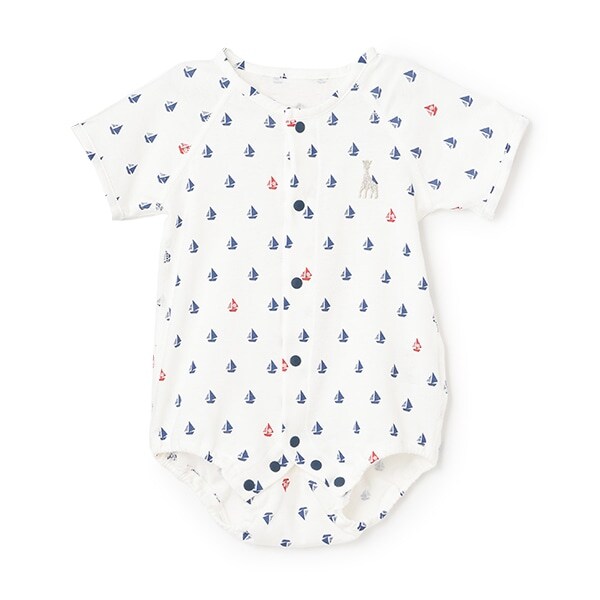 ヨットプリントボディスーツ【日本製】
