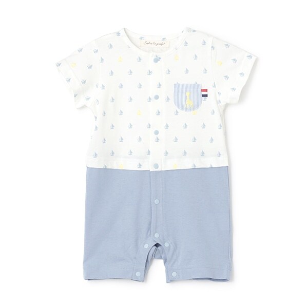 ヨットプリントショートオール【日本製】