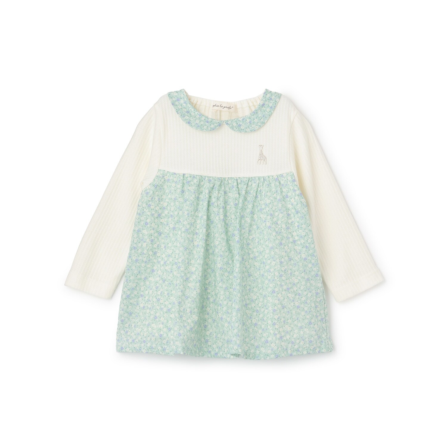 小花柄チュニック【日本製】