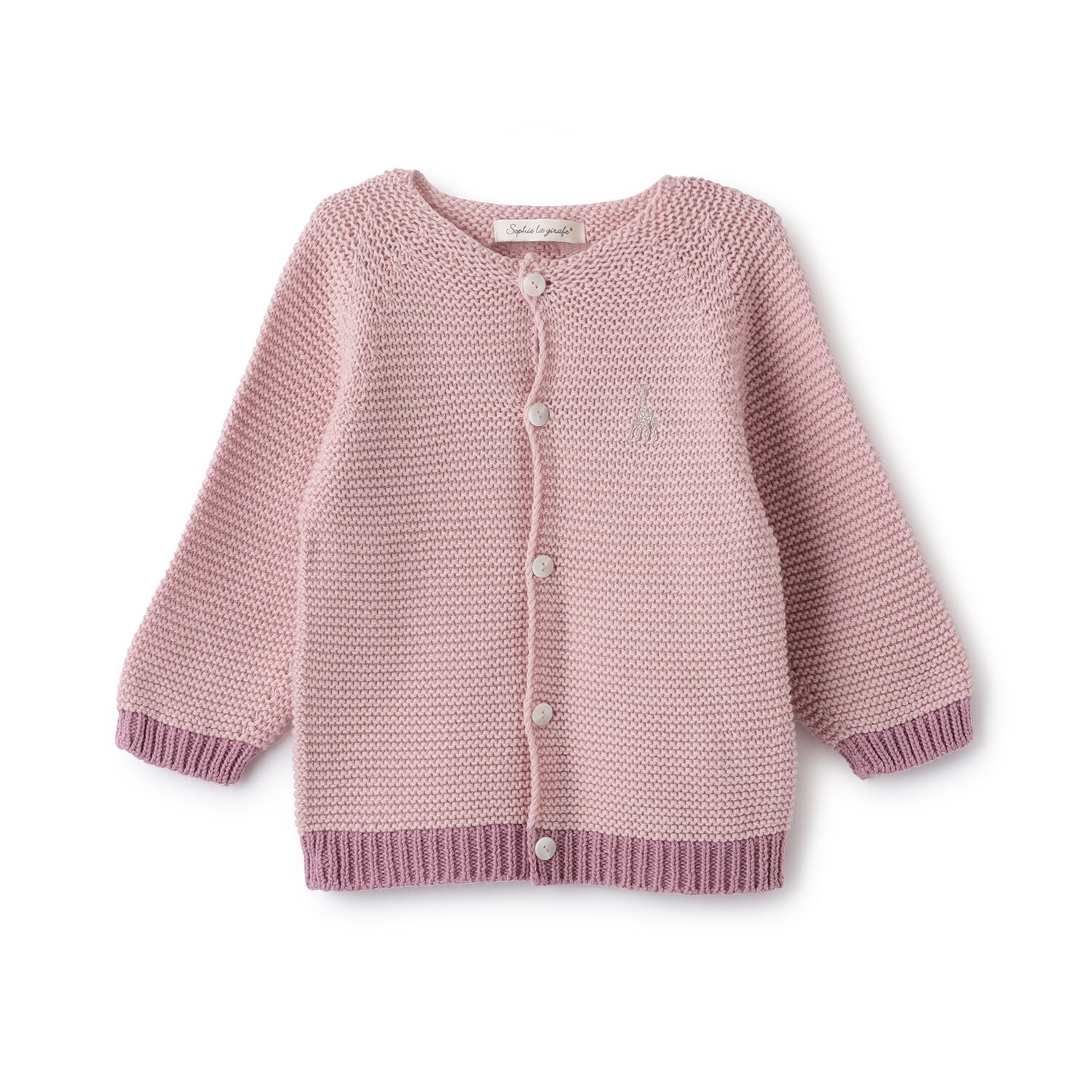 ガーター編みカーディガン【日本製】