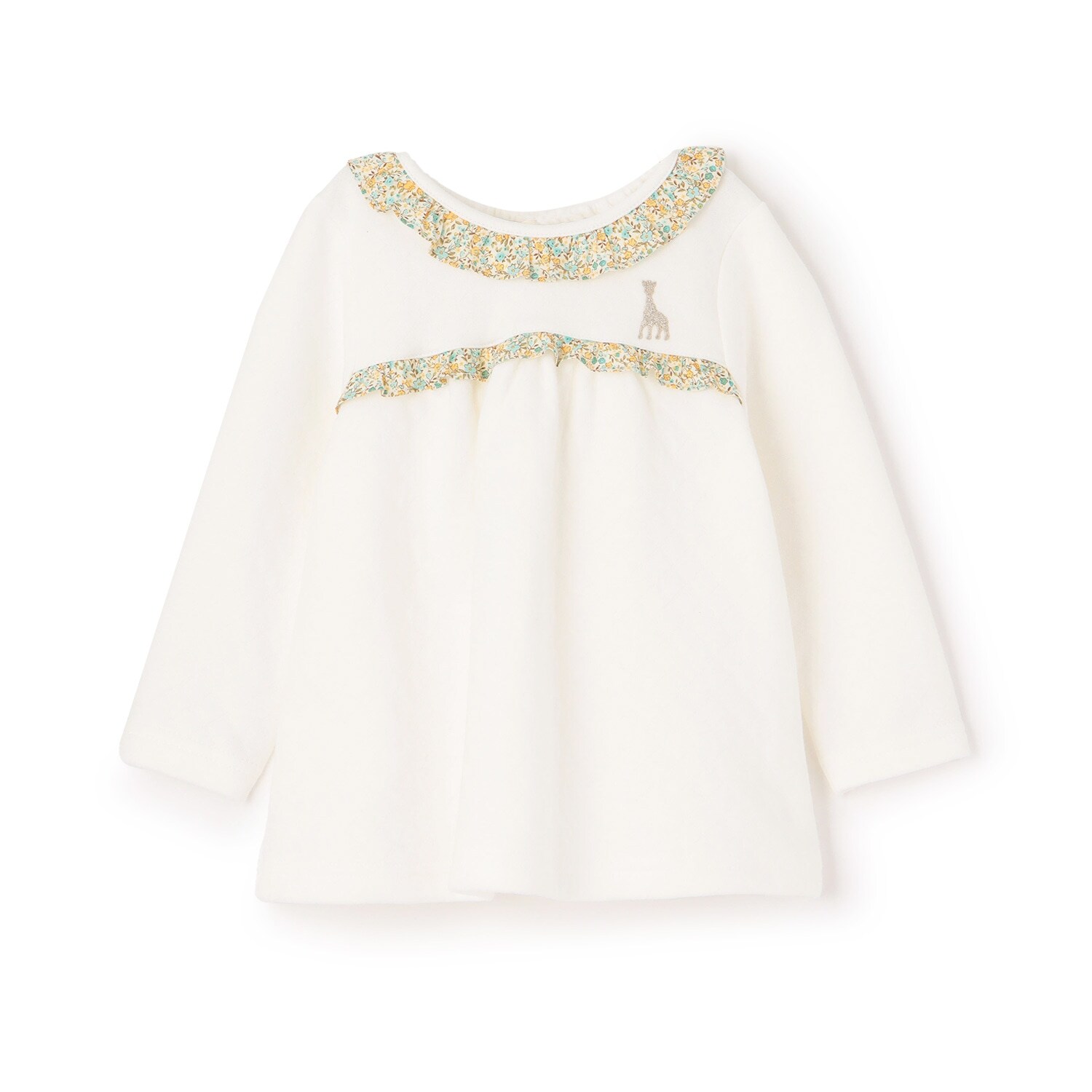 小花柄チュニック【日本製】