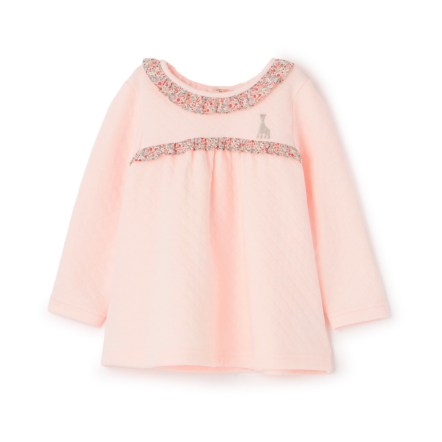 小花柄チュニック【日本製】