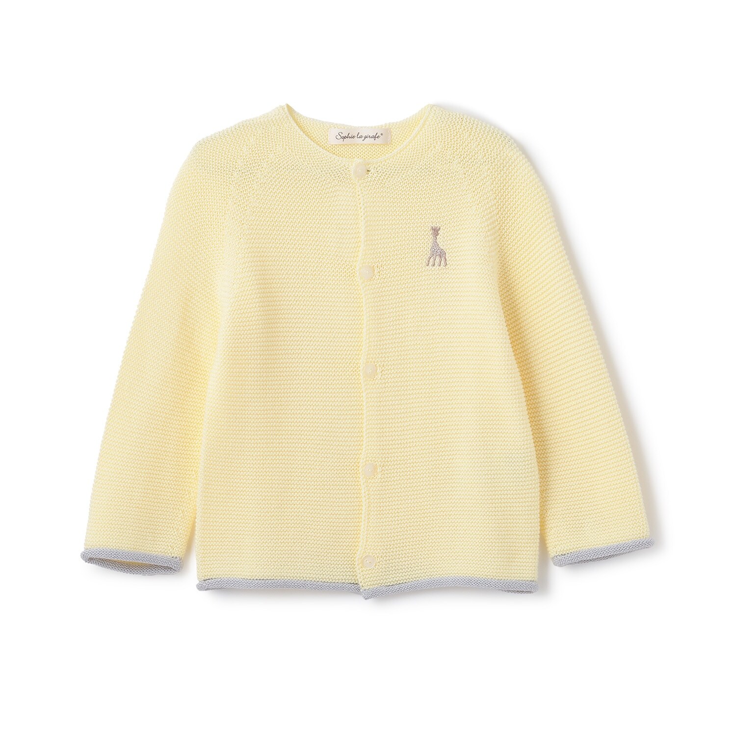 ガーター編みカーディガン【日本製】