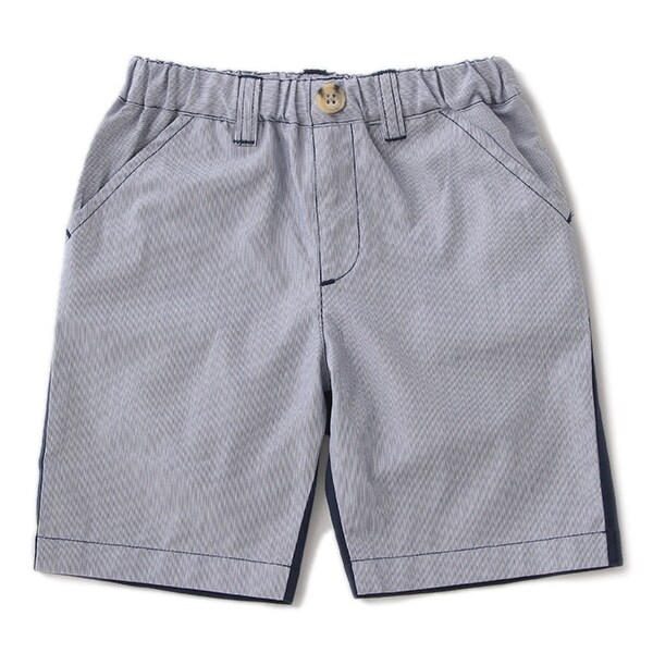 【KISETTE】 ミジンストライプハーフパンツ【日本製】