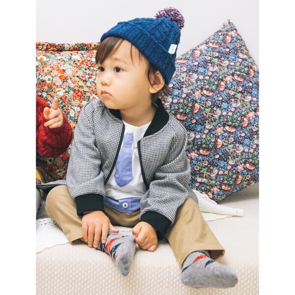 【KISETTE】 チェックブルゾン【日本製】