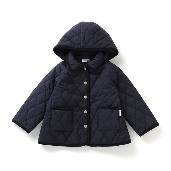 【KISETTE】 中綿キルトフレアーコート【日本製】