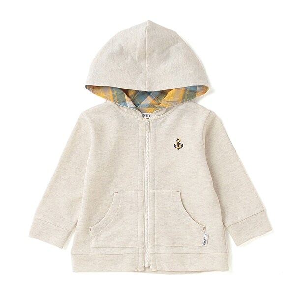 【KISETTE】 ミニ裏毛 パーカー【日本製】