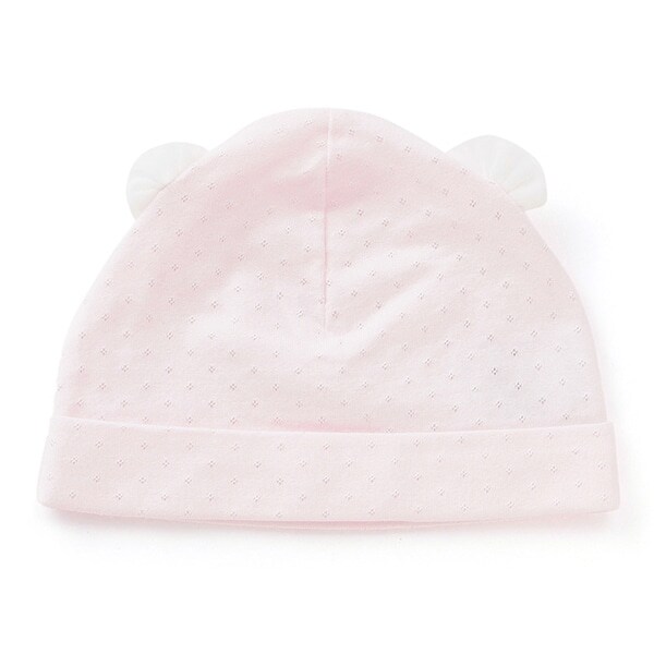 【KISETTE】 チュールボンボンキャップ【日本製】