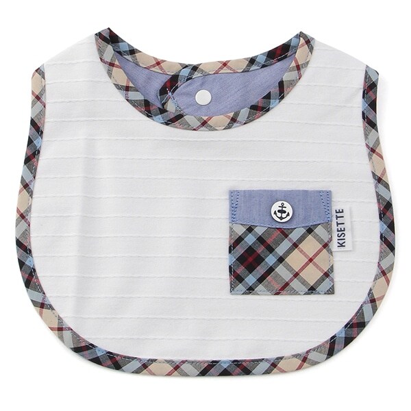 【KISETTE】 チェックポケットスタイ【日本製】