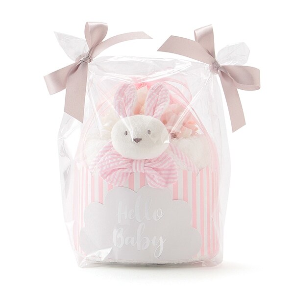 【KISETTE】 ダイパーケーキマスコットタオル1段【日本製】