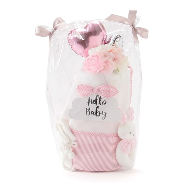 【KISETTE】 ダイパーケーキエプロン＆ラトル2段【日本製】