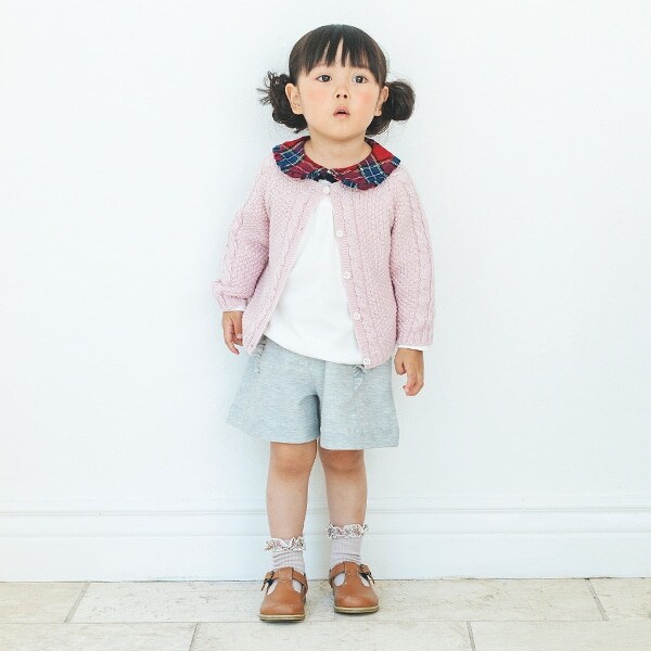 【KISETTE】デニムニットフリルパンツ