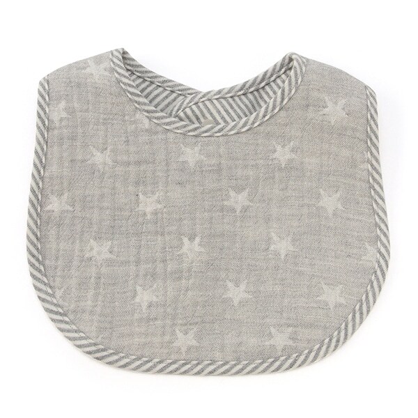 【KISETTE】 星柄ガーゼスタイ【日本製】