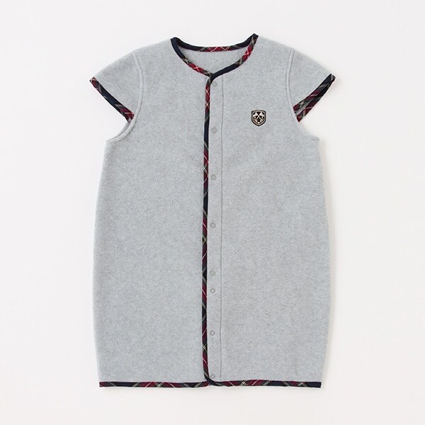 【KISETTE】チェックパイピングスリーパー【日本製】