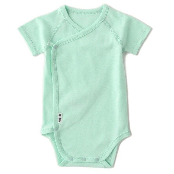 【KISETTE】フライスボディスーツ（前開きタイプ）【日本製】