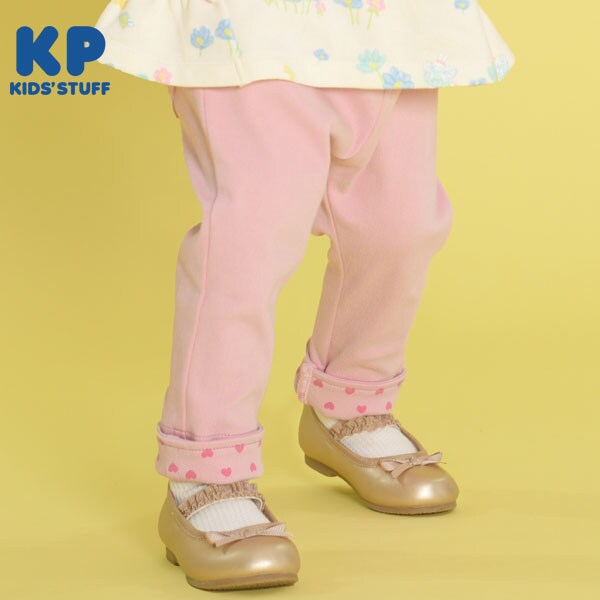 ストレッチストレッチ裾ロールアップパンツ(80～90)