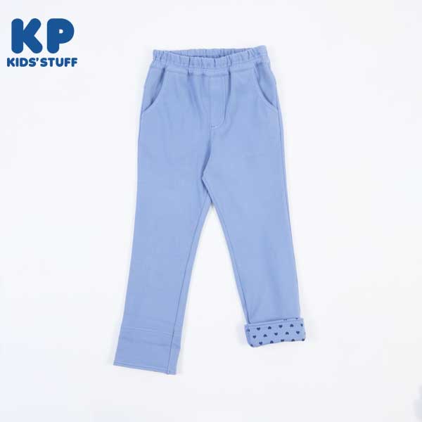 ストレッチ裾ロールアップパンツ(140~160)