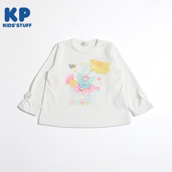 フェアリーうさぎの長袖Tシャツ(80～90)