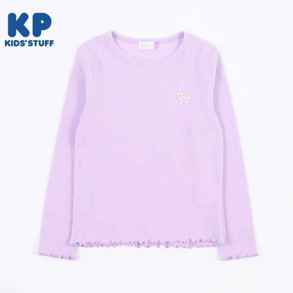 リブ長袖Tシャツ(100～130)