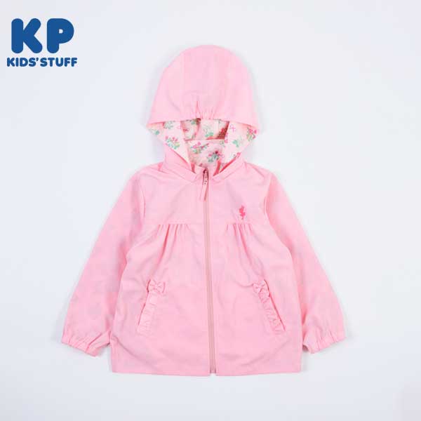 花×リボン柄リバーシブルウィンドブレーカー(140～150)