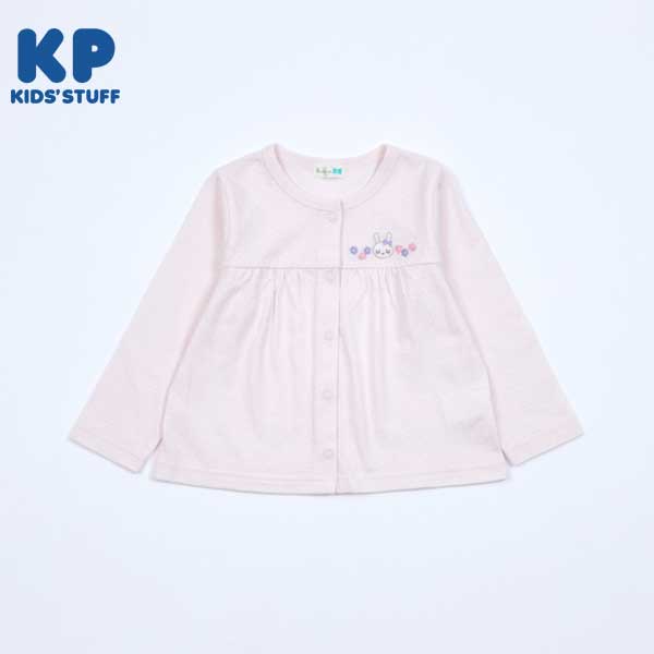 うさぎ刺しゅうカーディガン(80～90)