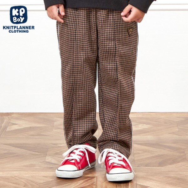 KPBOY 千鳥ジャガードパンツ(120~160)