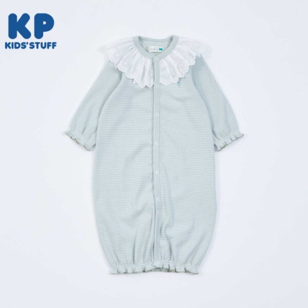 KP レース衿ボーダー柄2WAYオール