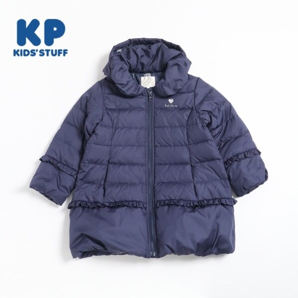 KP(ケーピー)フード付きダウンコート(100～160)