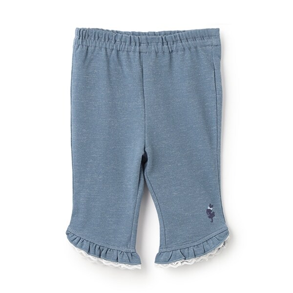 裾フリル6分丈パンツ