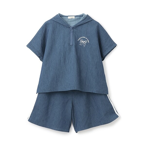 メッシュデニムセットアップ