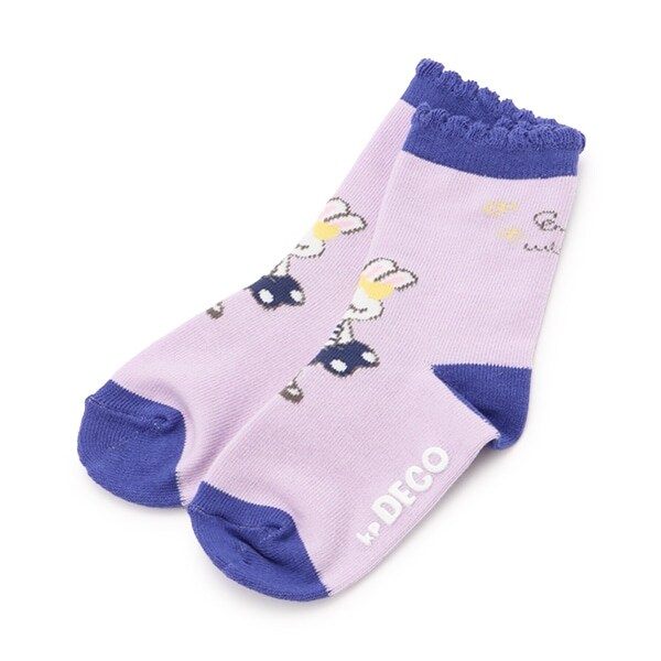 mimiモチーフクルーソックス