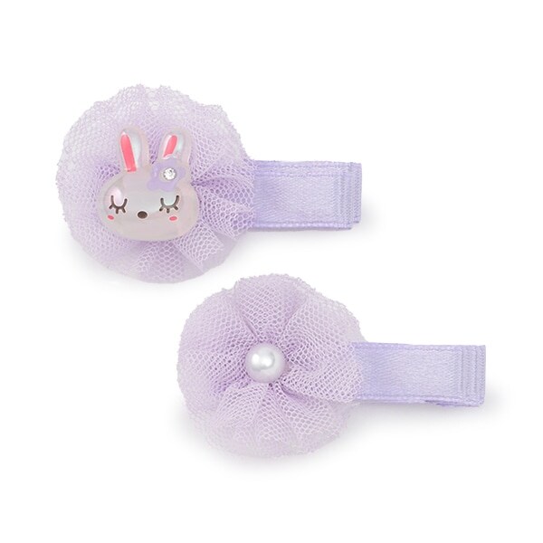 mimi＆お花モチーフヘアクリップ