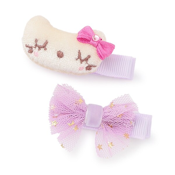 キャラ＆リボンモチーフヘアクリップ