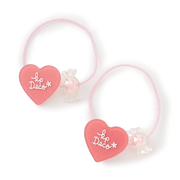 ハートロゴモチーフヘアポニー