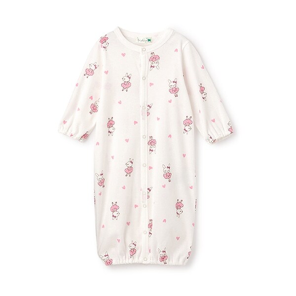 日本製/ベビーmimi総柄プリント2WAYドレス