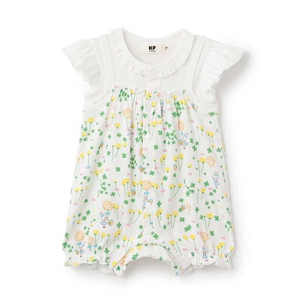 フライスたんぽぽmimi柄ショートオール