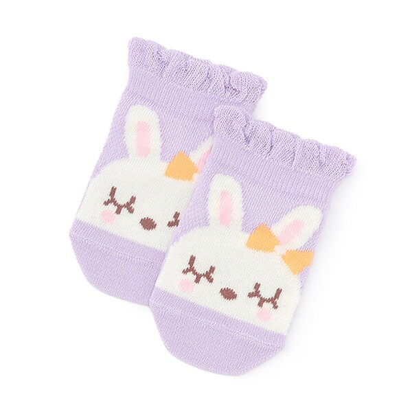 日本製/フロントmimiジャガードメッシュソックス