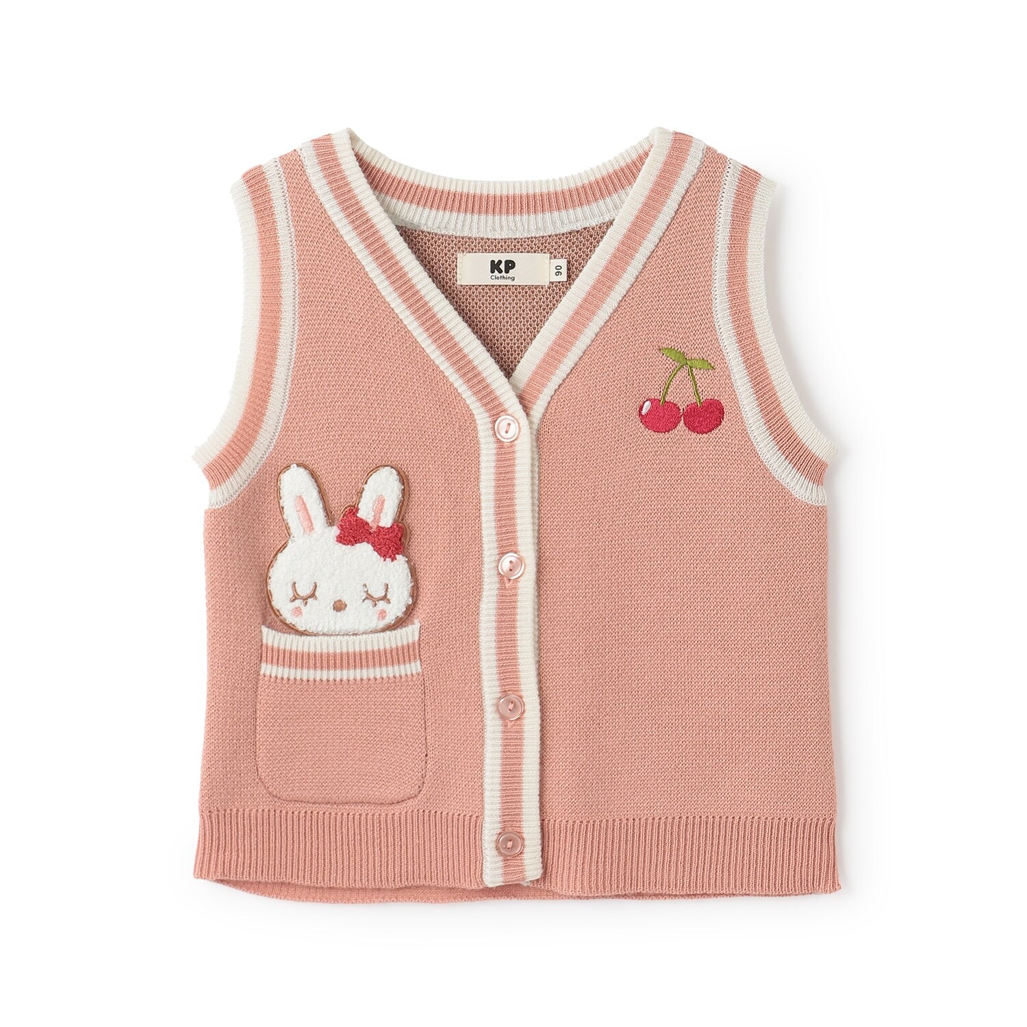 mimiちゃんサガラワッペン ニットベスト